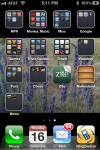 iOS Folders