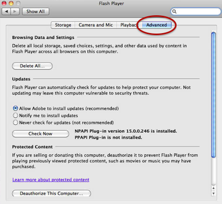 Apple flash player for mac