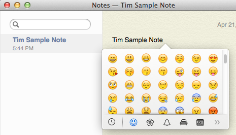 emojis on mac keyboard