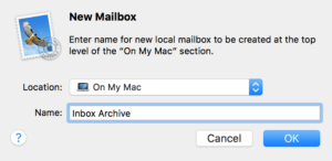 Create New Mailbox