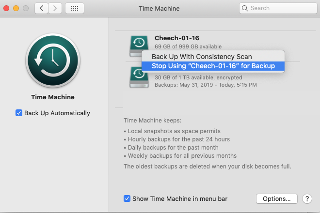 using mac time machine -clone hardrive