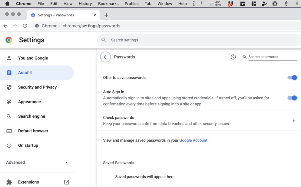 How To See Saved Passwords In Chrome On Mac